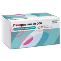 Панкреатин реневал 20000 таблетки кишечнорастворимые покрытые пленочной оболочкой 20000ед №60