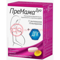 Премама дуо комплекс (таб.1260мг №30  +  капс.660мг №30)