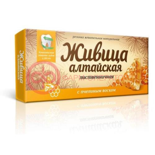 Живица алтайская жев.резинка пчелиный воск №4