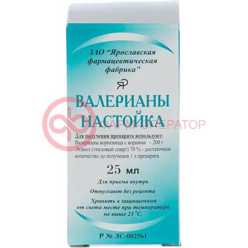 Валерианы настойка 25мл Валерианы настойка 25мл