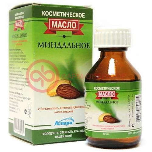 Аспера масло косметическое 30мл миндальное