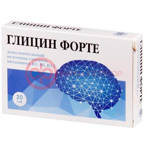 Глицин форте №20 таб. /алина-фарма/ Глицин форте №20 таб. /алина-фарма/