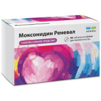 Моксонидин реневал таблетки покрытые пленочной оболочкой 0,4мг №90