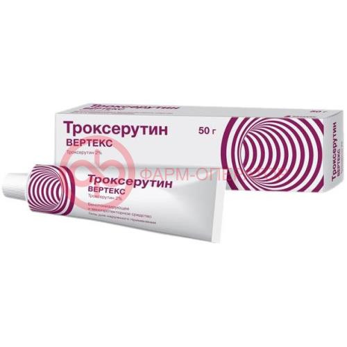 Троксерутин гель для наружного применения 2% 50г