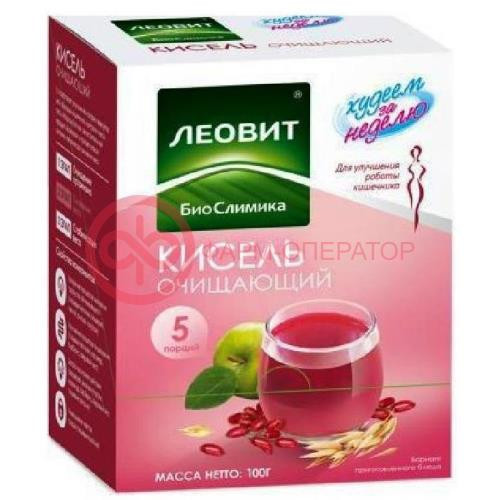 Леовит худеем за неделю кисель 20г №5 очищающий Леовит худеем за неделю кисель 20г №5 очищающий