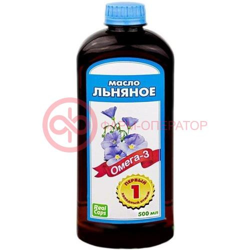 Реалкапс льняное масло 500мл холодный отжим