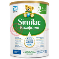 Симилак 2 комфорт смесь сухая 750г д/детей 6-12 мес