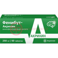 Фенибут-акрихин таблетки 250мг №50