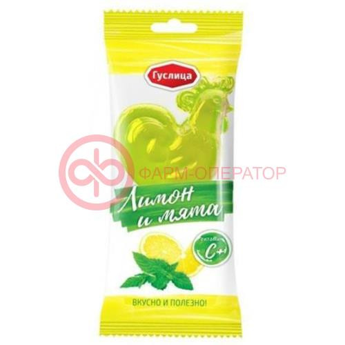 Петушок леденец на палочке 17г лимон + мята + вит. с