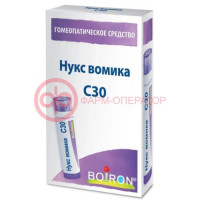 Нукс вомика c30 гранулы гомеопатические 4г монокомп препар растит происх
