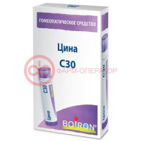 Цина с30 гранулы гомеопатические 4г монокомп препар растит происх