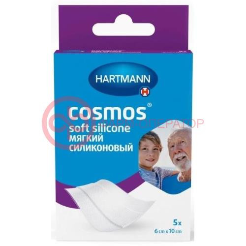Космос пластырь №5 софт силикон 6х10см
