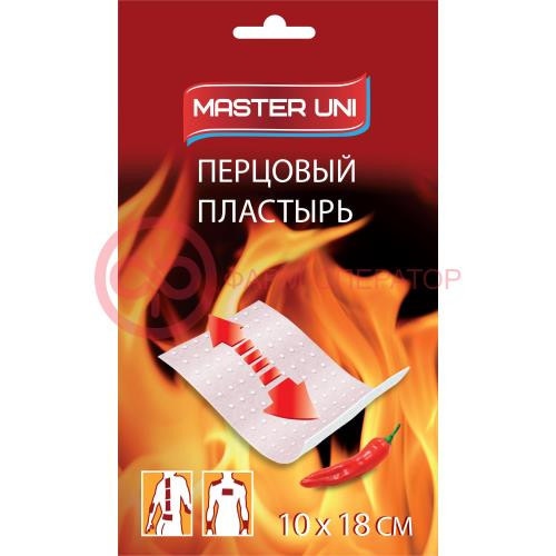 Мастер юни пластырь перцовый перфорированный 10х18см