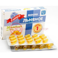 Реалкапс льняное масло капсулы 750мг №30