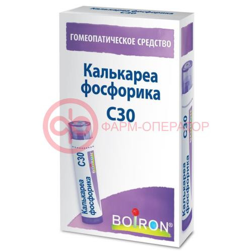 Калькареа фосфорика с30 гранулы гомеопатические 4г монокомп препар минер-химич происх Калькареа фосфорика с30 гранулы гомеопатические 4г монокомп препар минер-химич происх