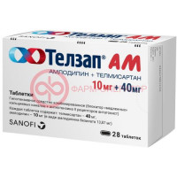 Телзап ам таблетки 10мг + 40мг №28