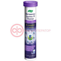 Эвалар витамины группы b таблетки шипучие 5г №15