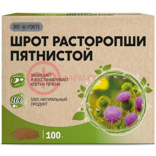Биофорте расторопши пятнистой шрот 100г Биофорте расторопши пятнистой шрот 100г