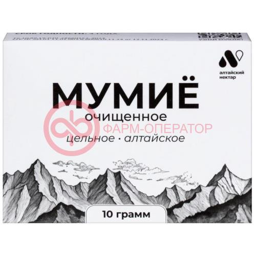 Алтайский нектар мумие 10г Алтайский нектар мумие 10г