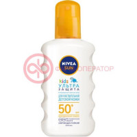 Нивея сан кидс спрей 200мл ультра защита spf50 +  д/детей