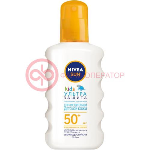 Нивея сан кидс спрей 200мл ультра защита spf50 +  д/детей