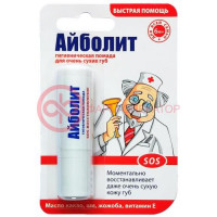 Айболит гигиеническая  помада для губ 2,8г sos-восстановление