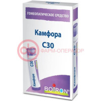 Камфора с30 гранулы гомеопатические 4г монокомп препар минер-химич происх