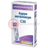 Аурум металликум с30 гранулы гомеопатические 4г монокомп препар минер-химич происх