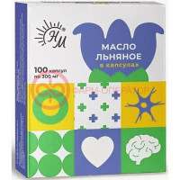 Солнат масло семян льна №100 капс. /натуральные масла/