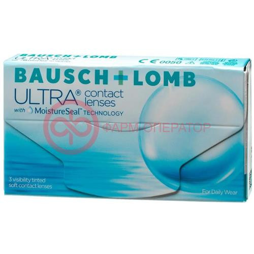 БАУШ ЭНД ЛОМБ УЛЬТРА ЛИНЗЫ КОНТАКТНЫЕ N3 -1,25 D 14,2 ВС 8,5  [BAUSCH&LOMB ULTRA]