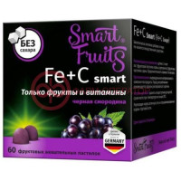 Смарт фрутс пастилки жевательные 2500мг №60 fe + c