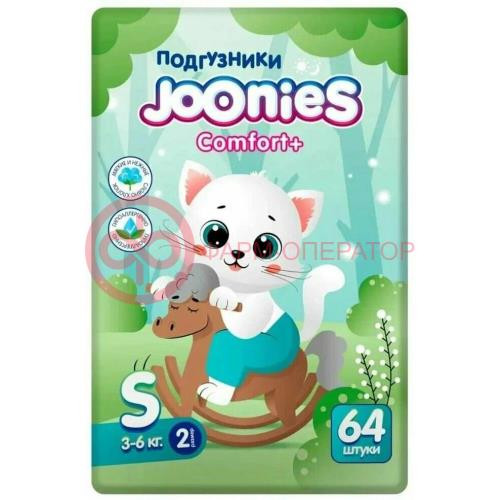 Джунис комфорт +  подгузники детские №64 р s 3-6кг