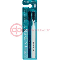 Президент 4 кальция зубная щетка №2 средняя