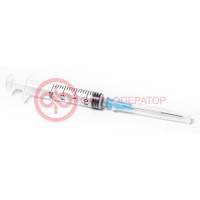Канпо шприц одноразовый стерильный с иглой 2мл №100 3-х комп 23g 0,6х25мм