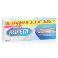 Корега крем для фиксации зубных протезов 70г №2 нейтральный вкус