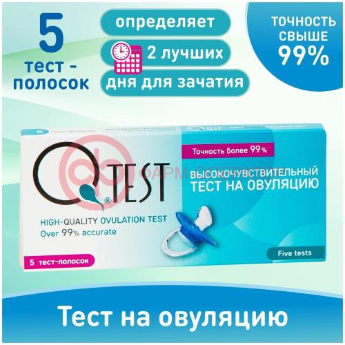 Ю-тест тест на овуляцию №5 Ю-тест тест на овуляцию №5