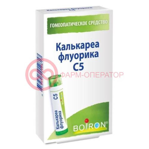 Калькареа флуорика c5 гранулы гомеопатические 4г монокмп препар минер-химич происх