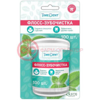 Таймдент флосс-зубочистки №100 мята