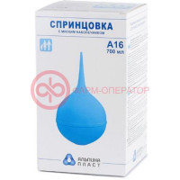 Спринцовка пвх №16а мягк.након. пластиз.