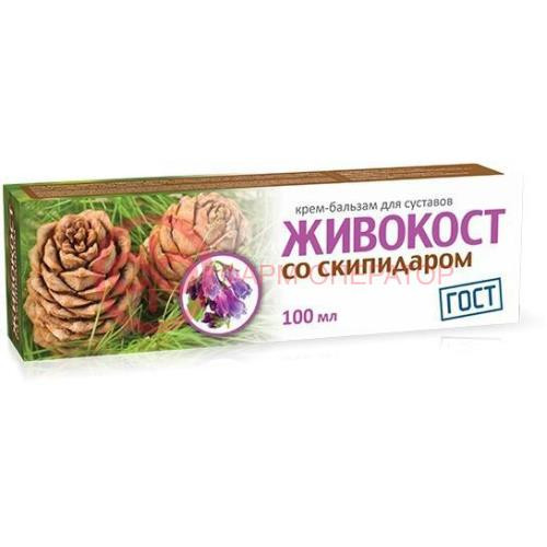 Живокост крем-бальзам д/суставов скипидар 100мл. /твинс тэк/