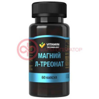 Витамин технолоджи магний l-треонат капсулы 780мг №60