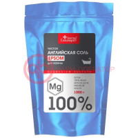 Доктор сольморей эпсом соль для ванн 1000г английская 100% магнезия
