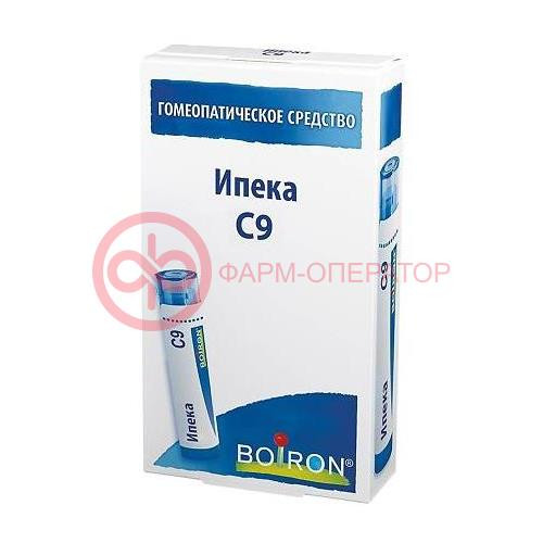 Ипека с9 гранулы гомеопатические 4г монокомп препар растит происх