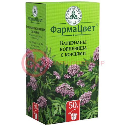 Валерианы корневища и корни измельченные 50г Валерианы корневища и корни измельченные 50г