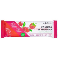 Авс хэлси фуд батончик фруктовый 30г клюква-малина