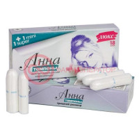 Анна тампоны люкс №18 + №1 мини + №1 супер (№20)