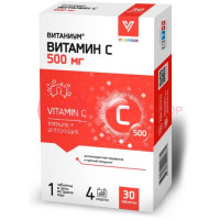Витаниум витамин с таблетки 500мг 1120мг №30