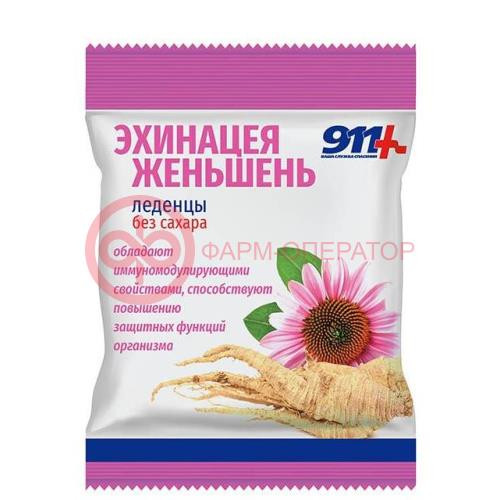 911 ваша служба спасения леденцы без сахара 50г эхинацея/женьшень/вит. с 911 ваша служба спасения леденцы без сахара 50г эхинацея/женьшень/вит. с