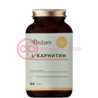 Биолем l-карнитин капсулы 285мг 600мг №60