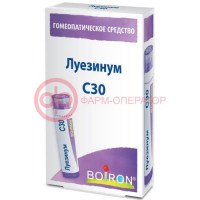 Луезинум с30 гранулы гомеопатические 4г монокомп препар животн происх